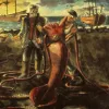 In 1874, Reverend Moses Harvey of Newfoundland bought a dead giant squid caught by fishermen.