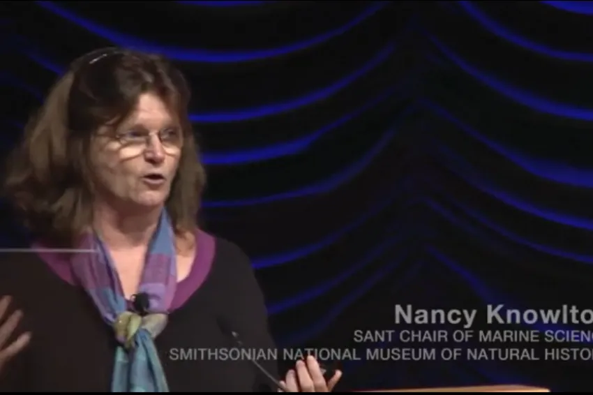 Nancy Knowlton speaking about the "Future of the Ocean" 
