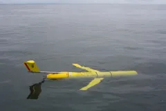 One of ten robots that examined an area of 800 cubic kilometers in northern Monterey Bay, over the course of 24 days, in 2006.