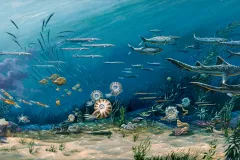 A Mesozoic Ocean scene