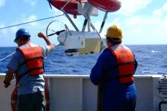 This autonomous operated vehicle will map areas of seafloor earthquakes.