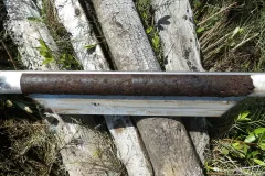 The coring device Maggie used to sample peat in Belizean mangroves. 