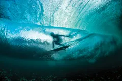 “This photograph I call ‘Emerald Spirit’ was taken on the most intimidating and most surf-heavy spot on the western coast of Ireland. Local surfer Fergal Smith was paddling and scoring a few deep tube rides inside the waves. Each time he started to p
