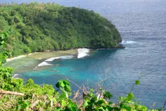 The coastline of American Samoa National Marine Sanctuary