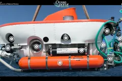 You can explore the Curasub from your computer! Inspect, launch, board and recover to get an idea of what it's like to mann an underwater submersible.