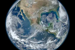 'Blue Marble' satellite image of the Earth 