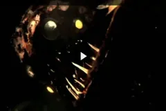 Screenshot of "Sea Creatures from the Deep" video showing the teeth of an anglerfish.