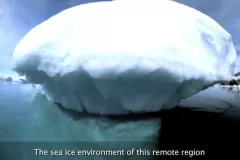 a large iceberg