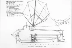a schematic of a submarine