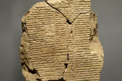 an ancient tablet with ancient text