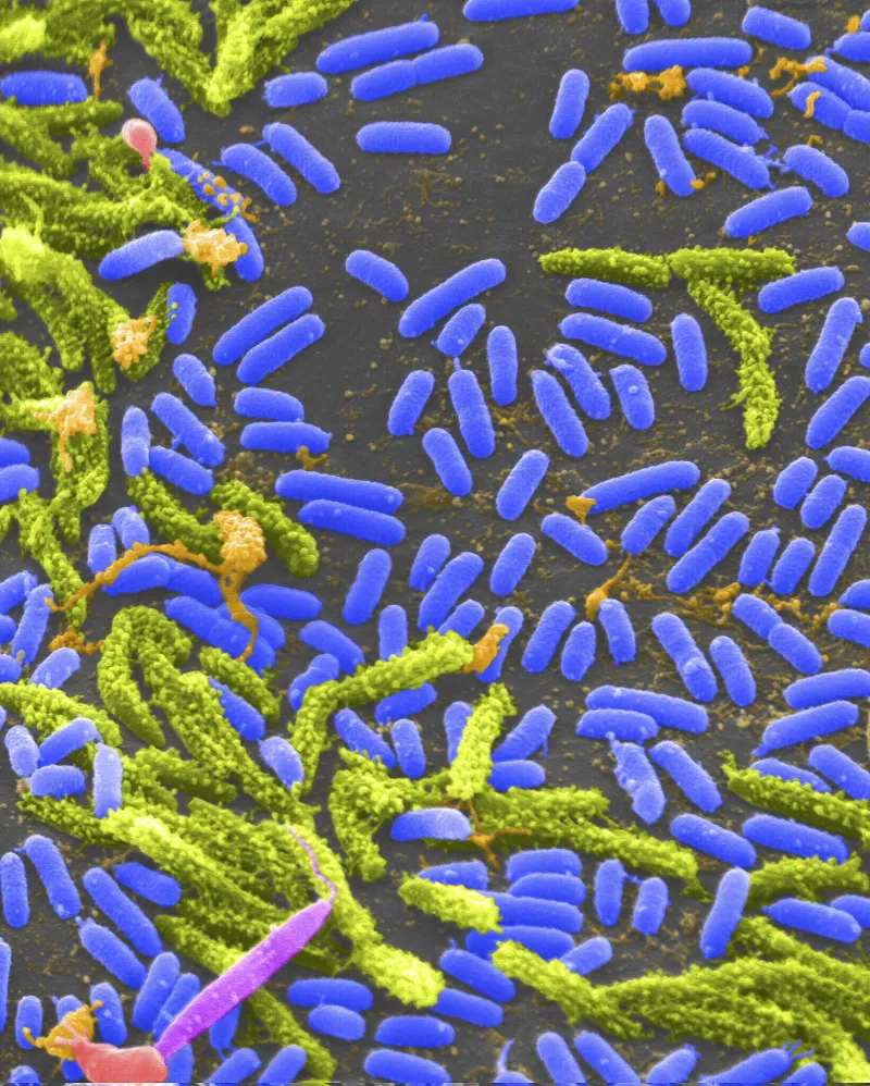 a close up of bacteria