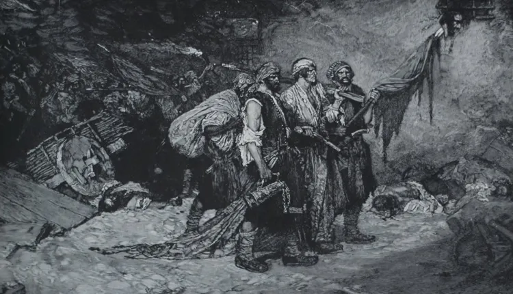 Pirates divide up the riches they plundered. Most pirates abided by their own codes of conduct, and life aboard pirate ships was more democratic than that on naval ships of the time. Watch a slide show about legendary pirates from the Golden Age of Pirates.