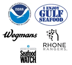 Well know labels within the seafood industry.