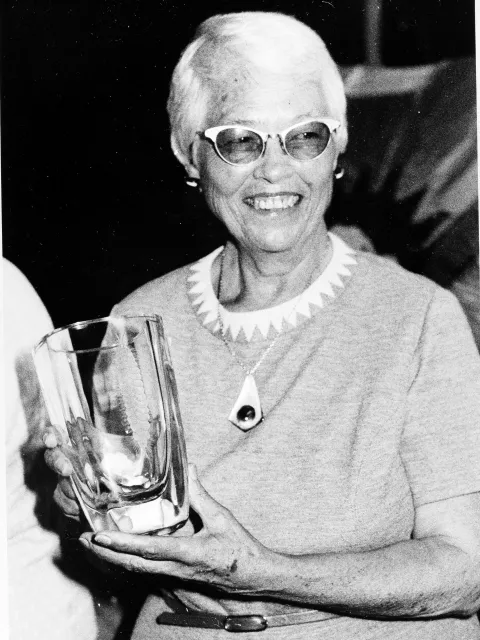 Woman smiling 