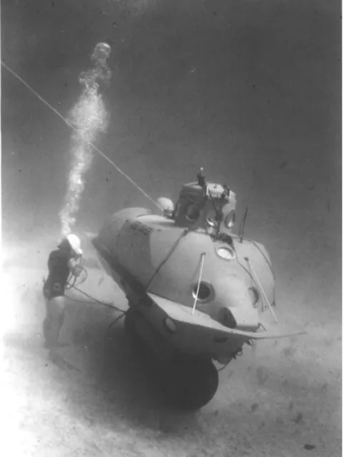 a submersible underwater
