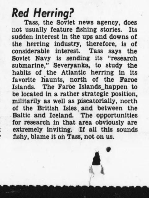 a newspaper article